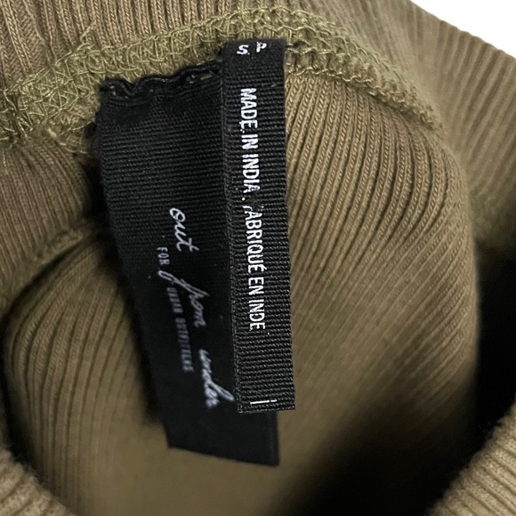 URBAN OUTFITTERS Ribbed High Waist Flare Pants - Picture 11 of 12